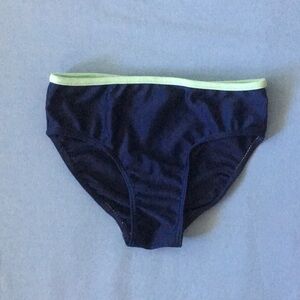 ZeroXposur Size 6x Navy Blue Swim Bikini Bottom Girls